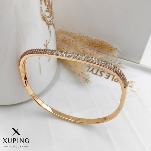 دستبند تکدست جواهری جدید طرح طلا .برندمعتبرژوپینگ