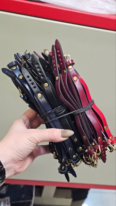 دستبند چرم طبیعی با حک متن