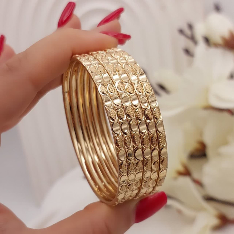 النگوطلاروس اصل جدید طرح طلا رنگثابت تضمینی ۳میل ۶عددی