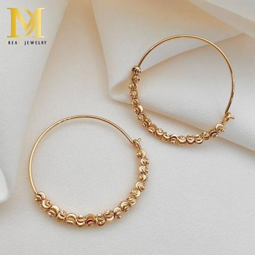 گوشواره حلقه ای آلبرنادو برندمعتبر دریم ۳سانت