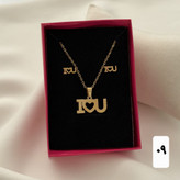 نیمست مینیمال دخترانه طرح طلا رنگ ثابت وضدحساسیت استیل