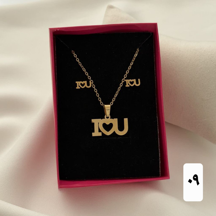 نیمست مینیمال دخترانه طرح طلا رنگ ثابت وضدحساسیت استیل