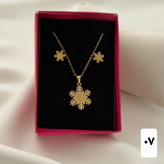 نیمست مینیمال دخترانه طرح طلا رنگ ثابت وضدحساسیت استیل