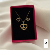 نیمست مینیمال دخترانه طرح طلا رنگ ثابت وضدحساسیت استیل