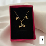 نیمست مینیمال دخترانه طرح طلا رنگ ثابت وضدحساسیت استیل