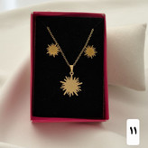 نیمست مینیمال دخترانه طرح طلا رنگ ثابت وضدحساسیت استیل