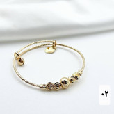 دستبندبنگل آلبرنادو جدیدطرح طلا آبکاری،وارداتی باکیفیت