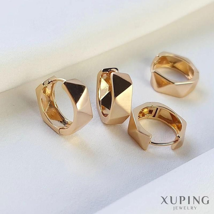 گوشواره حلقه ای چندوجهی برندمعتبرژوپینگ