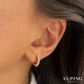گوشواره حلقه ای مرواریدی جدید طرح طلا برندمعتبرژوپینگ