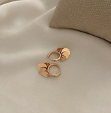 گوشواره پولکی جدیدطرح طلا رنگ ثابت برندمعتبرژوپینگ