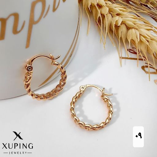 گوشواره حلقه ای کوچک جدیدطرح طلابرندمعتبر ژوپینگ