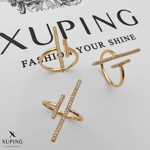 انگشتر جواهری خطی جدیدطرح طلا برندمعتبرژوپینگ