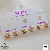 گوشواره میخی گل کوچک جدیدطرح طلابرندمعتبر ژوپینگ