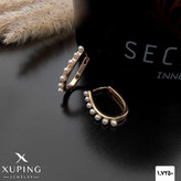 گوشواره حلقه مرواریدی جدیدطرح طلابرندمعتبر ژوپینگ