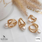 گوشواره مرواریدی حلقه جدیدطرح طلابرندمعتبر ژوپینگ