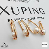 گوشواره مرواریدی حلقه ای جدیدطرح طلابرندمعتبر ژوپینگ