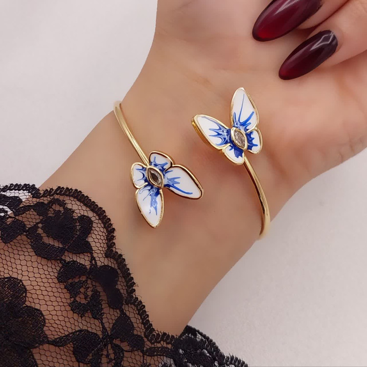 بنگل پروانه میناکاری طرح جدید وارداتی باکیفیت