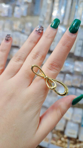 انگشتر پاپیون دخترانه جدید طرح طلا وارداتی باکیفیت برند پرنس