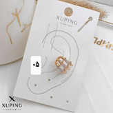 گوشواره ایرکاف جدیدوخاص طرح طلا ژوپینگ رنگ ثابت آبکاری طلا۱۸