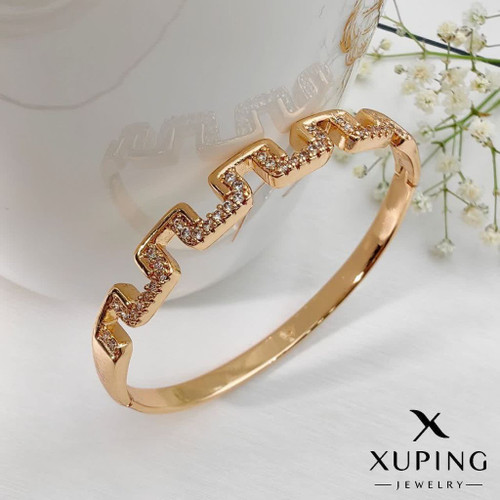 دستبندجواهری طلایی جدیدکپی طلا،ژوپینگ رنگ ثابت آبکاری طلا۱۸