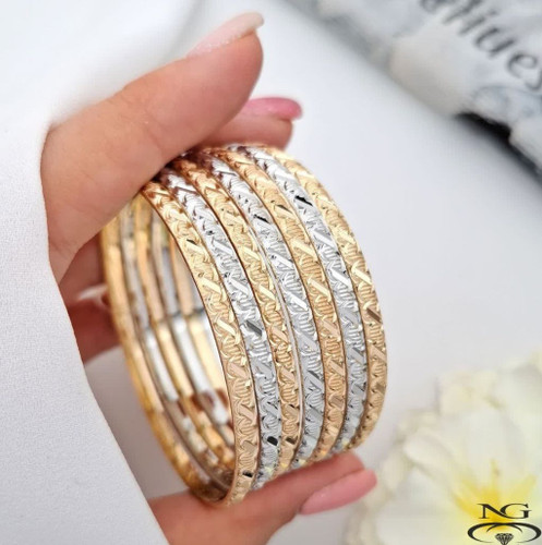 النگوطلاروس۲رنگ۳میلی؛طلایی نقرهای طرح طلا رنگثابت تضمینی