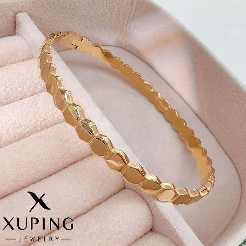 دستبندجواهری زنانه جدیدطرح طلا ژوپینگ رنگثابت آبکاری طلا۱۸عیار