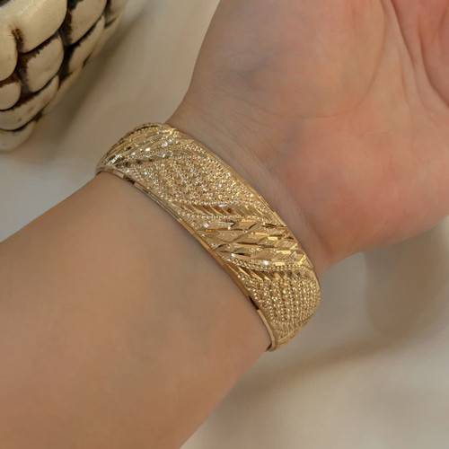 تکپوش طلاروس اصل جدید جدیدطرح طلا رنگثابت تضمینی ۲سانتی