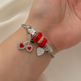 بنگل پاندورا چری ترند دخترانه رنگثابت وارداتی باکیفیت عالی