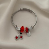 بنگل پاندورا چری ترند دخترانه رنگثابت وارداتی باکیفیت عالی