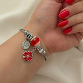 بنگل پاندورا چری ترند دخترانه رنگثابت وارداتی باکیفیت عالی