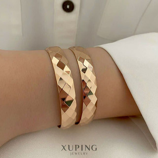 دستبندآینه ای ژوپینگ چندضلعی ترندوخاص کاملاطرح طلا رنگثابت آبکاری طلا۱۸عیار