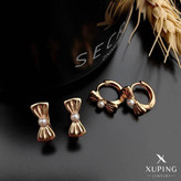 گوشواره حلقه ای کوچک نوزادی جدیدطرح طلا ژوپینگ رنگثابت تضمینی آبکاری طلا۱۸عیار