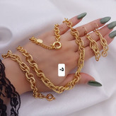 سرویس حلقه ای جدیدطرح طلا رنگثابت تضمینی استفاده دائم
