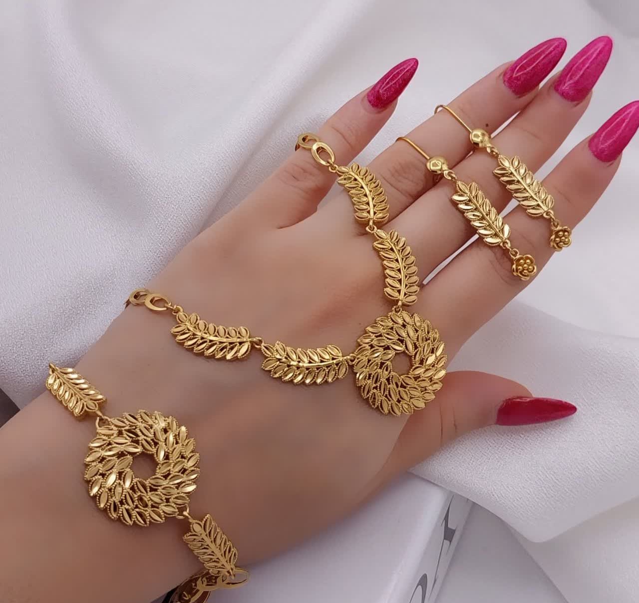 سرویس گندمی جدیدطرح طلا رنگ‌ثابت آبکاری قوی طلا وارداتی باکیفیت